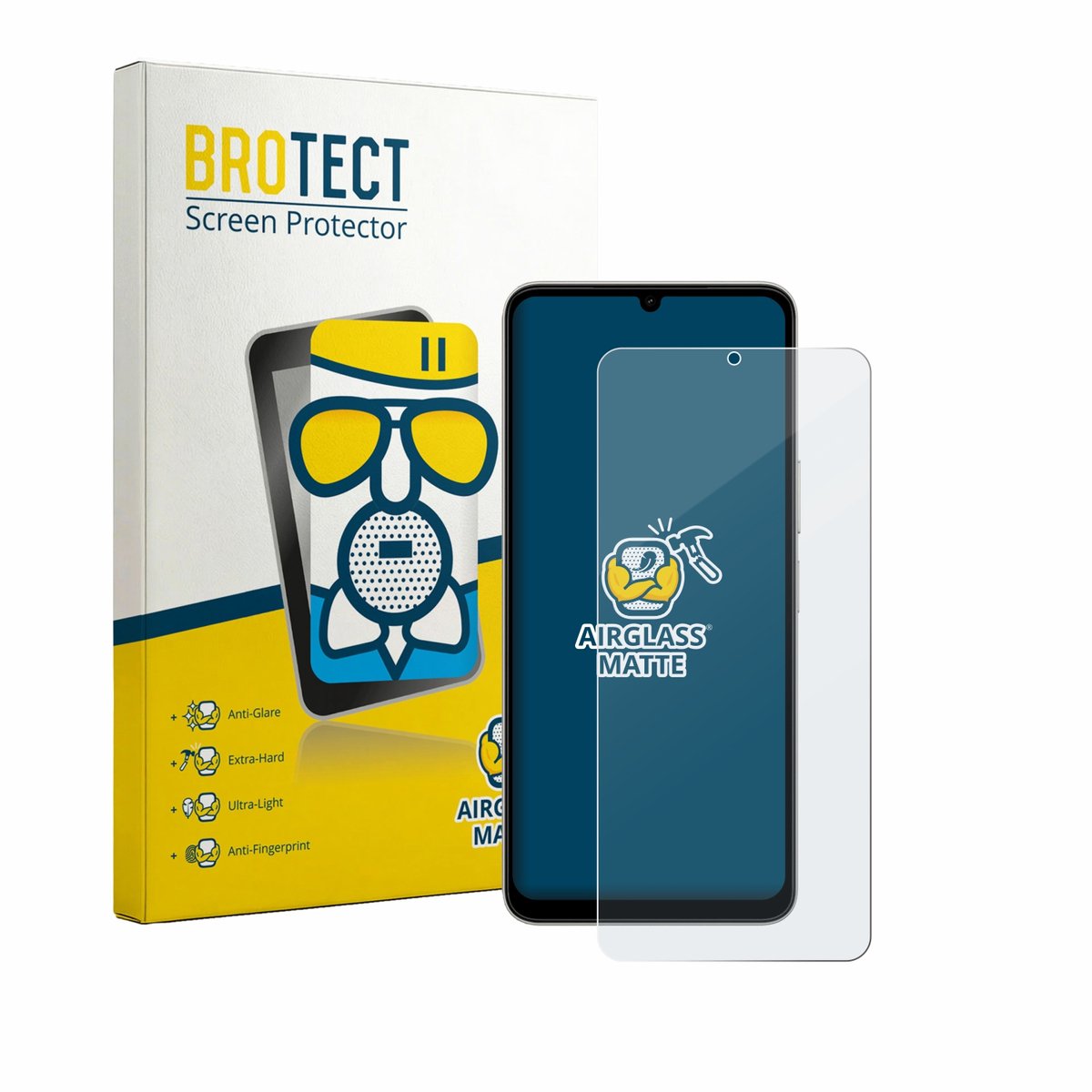 BROTECT - Screenprotector voor Vivo Y11 2026 - Folie Beschermfolie Beschermglas matte