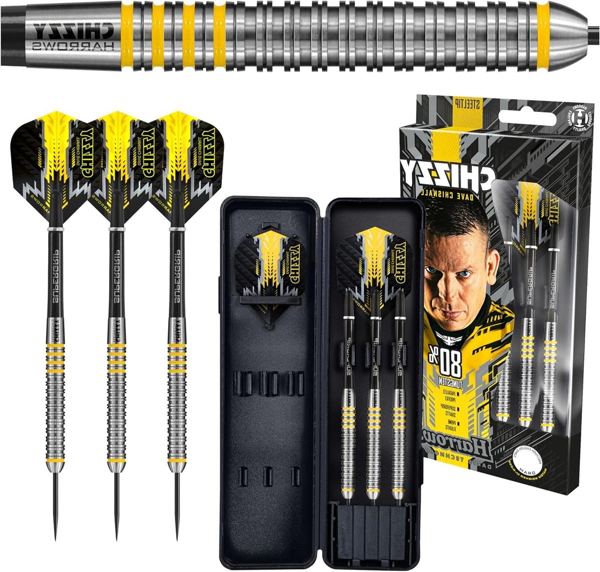 Stalen Dartpijlen Set - Professionele Darts - Precisie Spel - Verbeterde Grip Technologie - 23 Gram - Veelkleurig