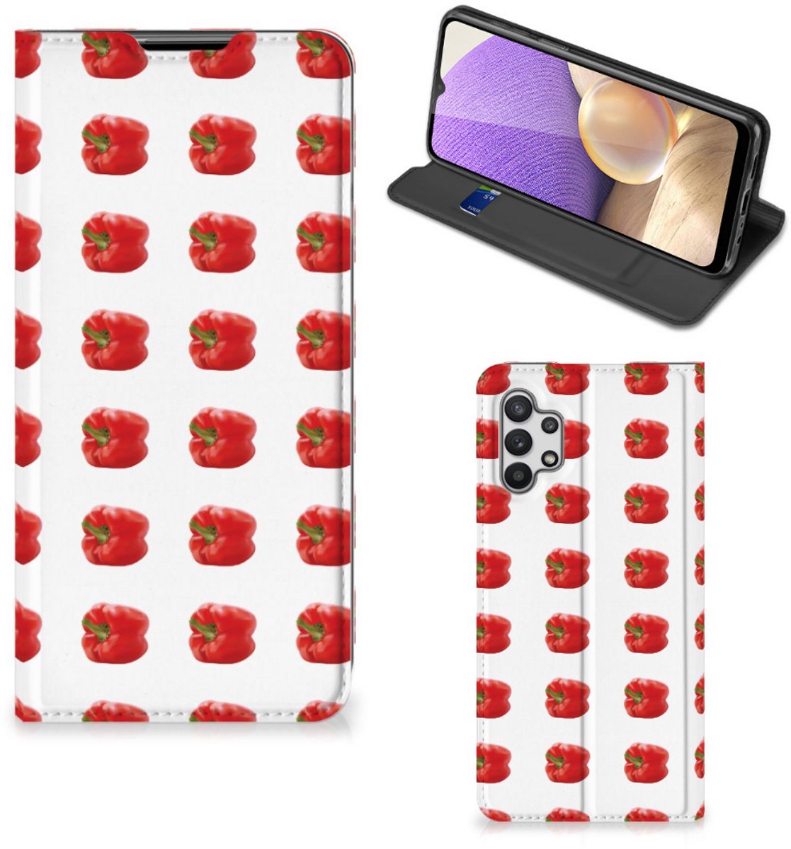 Samsung Galaxy A32 5G Flip Style Cover Paprika Red
