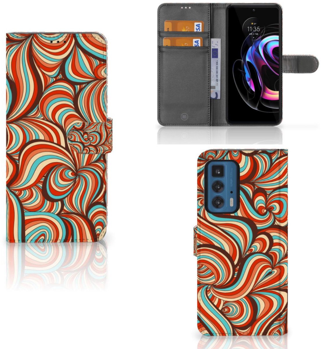 Motorola Edge 20 Pro Hoesje Retro