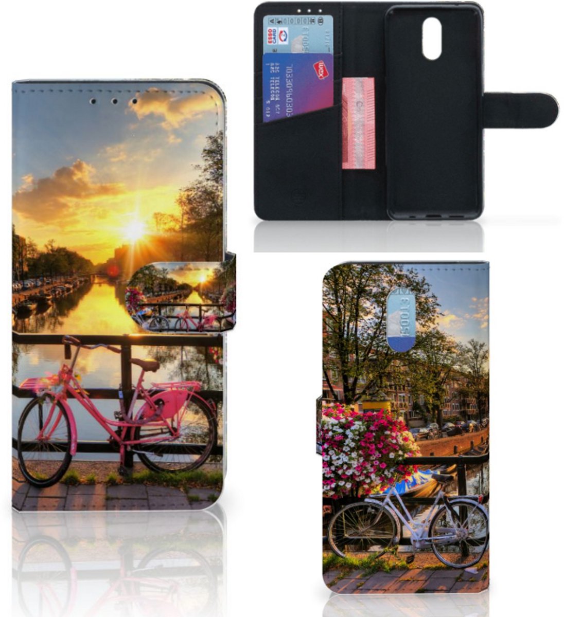 Nokia 2.3 Flip Cover Amsterdamse Grachten