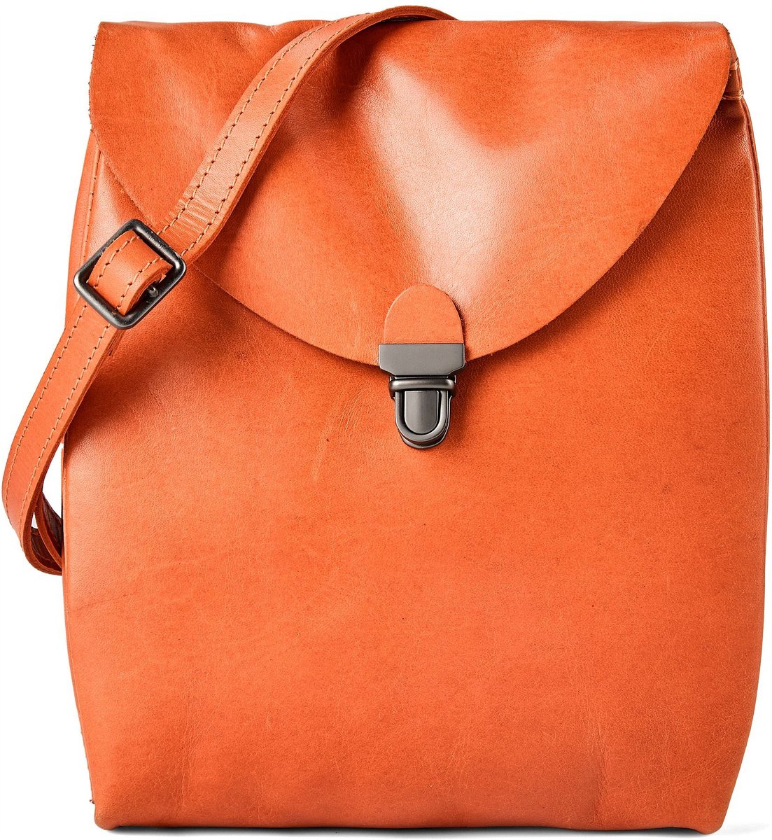 Harold's Fold Mini tas Schoudertas Leer 17 cm - Dames - indian red