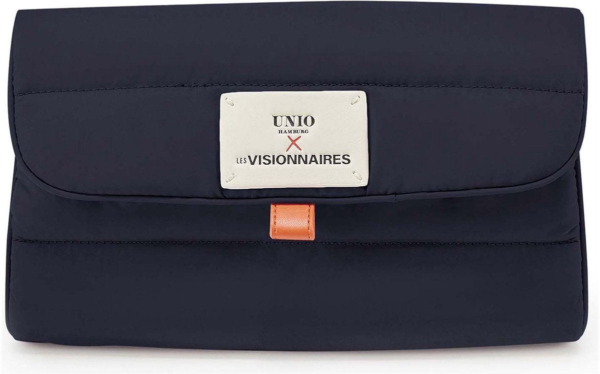 LES VISIONNAIRES Unio Toilettas 41 cm - 12 L - Klittenbandsluiting - navy