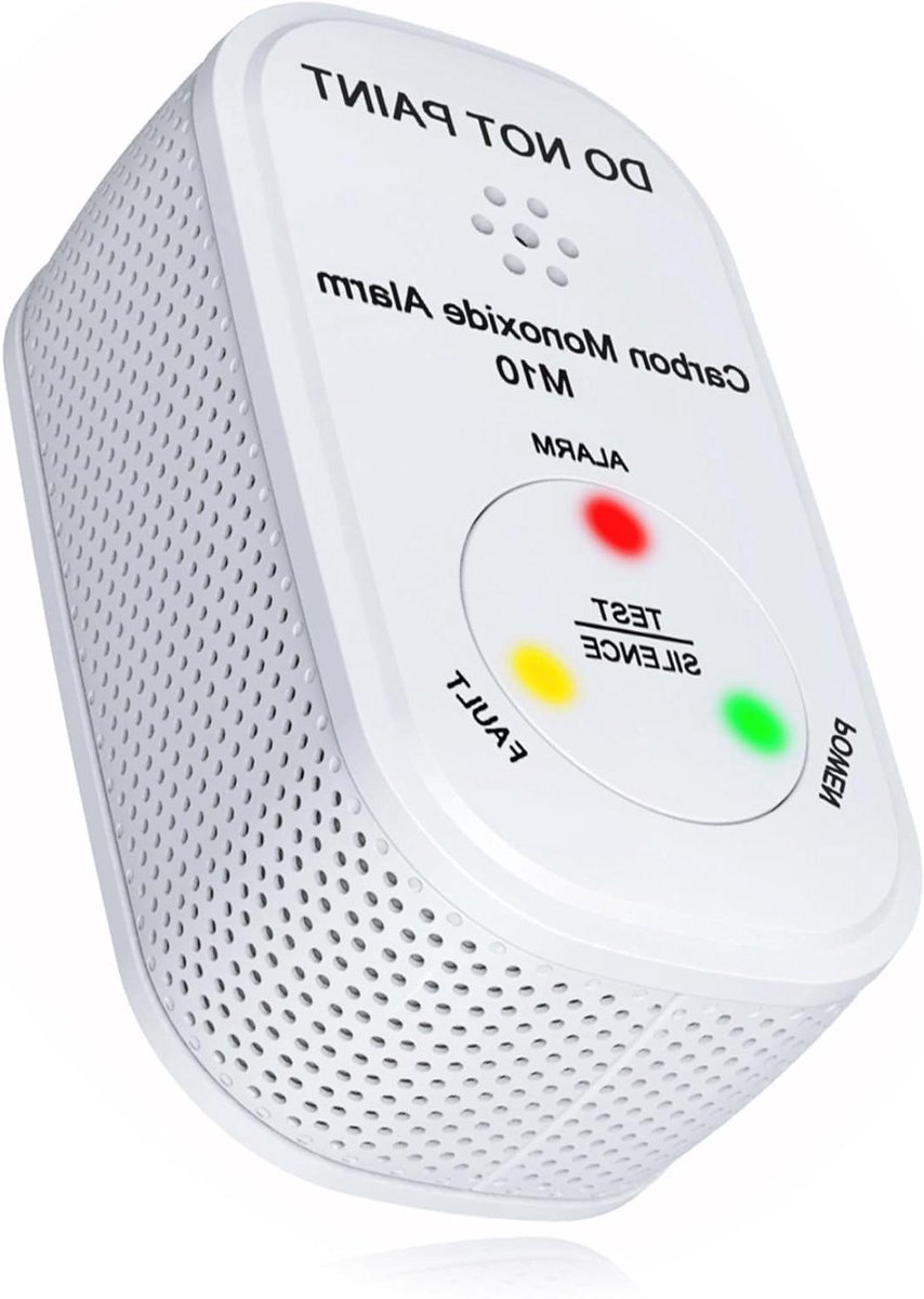 Koolmonoxidemelder Mini - CO-detector Binnen - Veilige Woning - 10 Jaar Levensduur - Compact Formaat - Wit