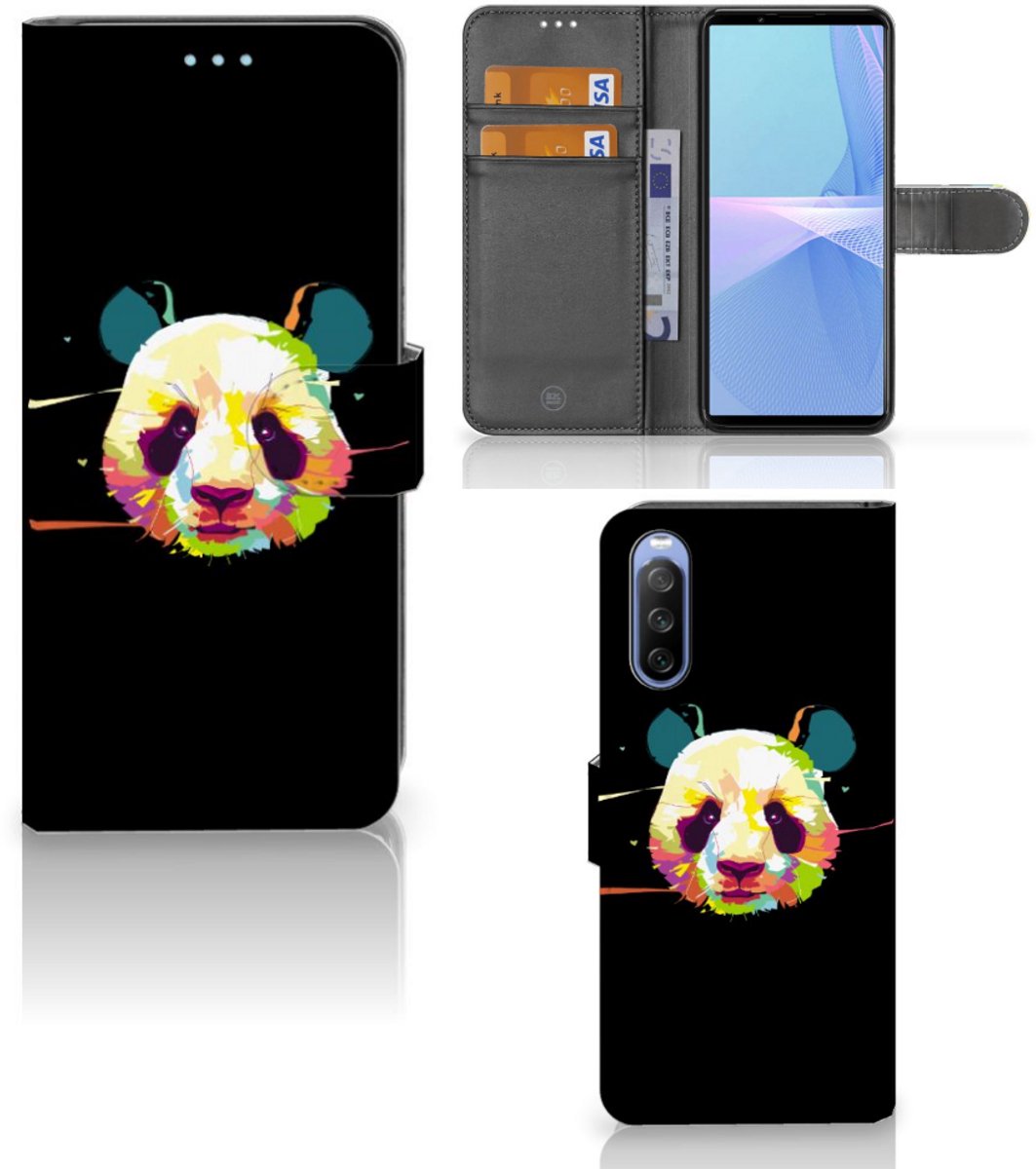 Sony Xperia 10 III Leuk Hoesje Panda Color
