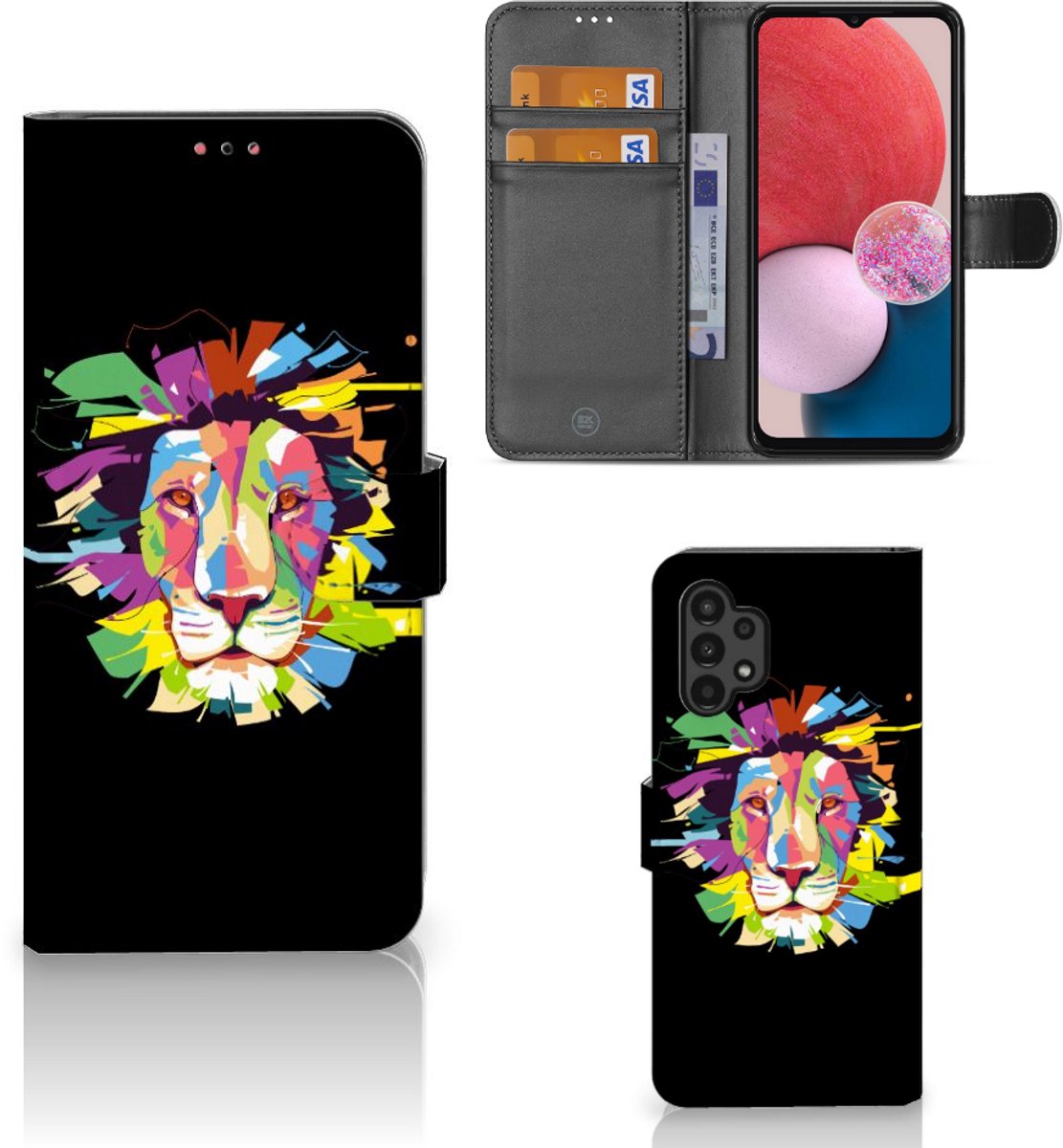 Samsung Galaxy A13 (4G) Leuk Hoesje Lion Color