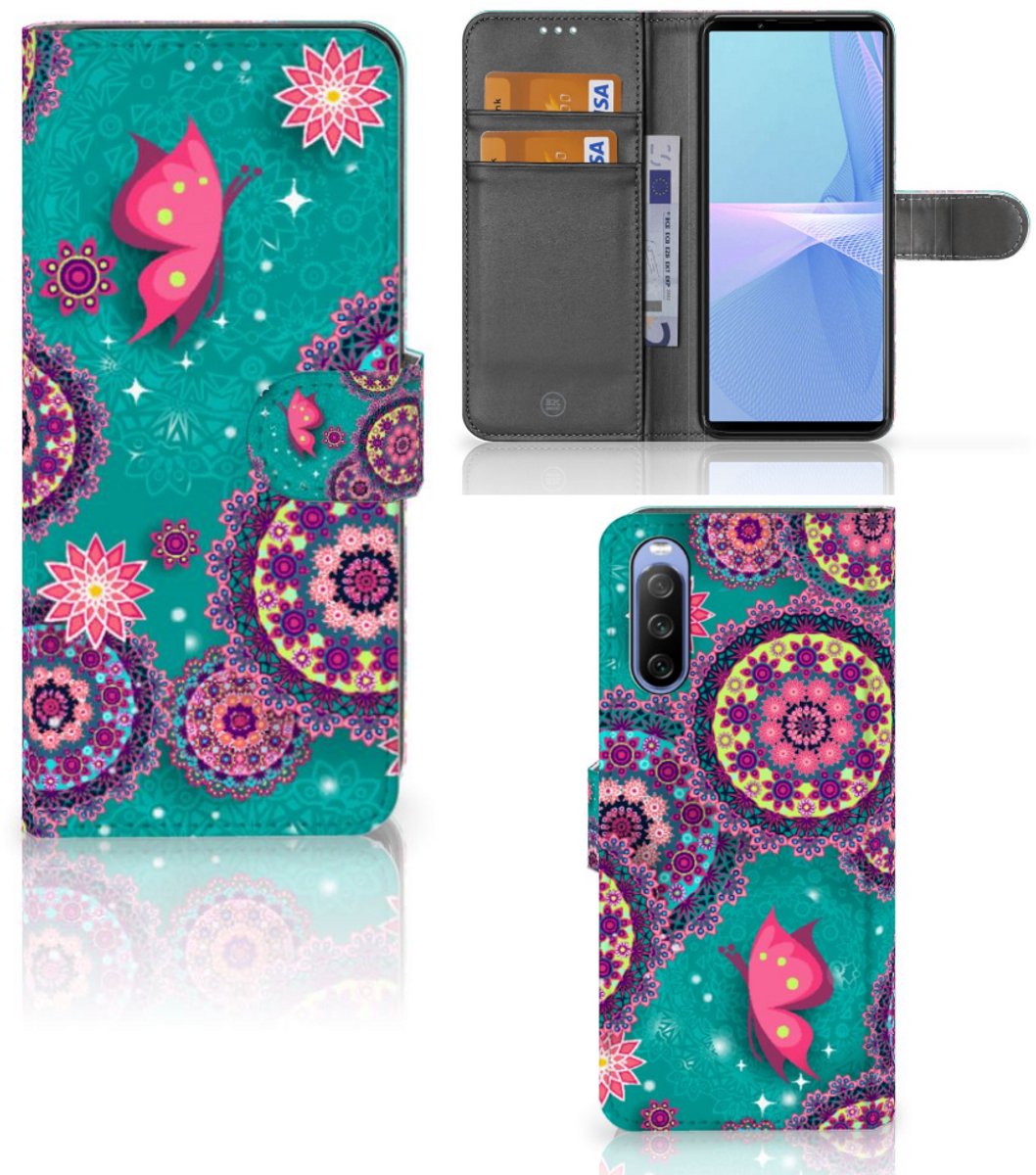Sony Xperia 10 III Hoesje Cirkels en Vlinders
