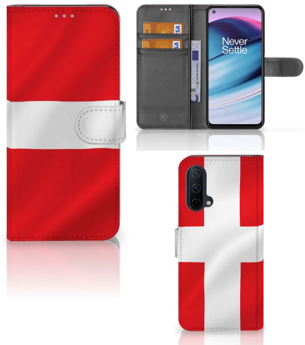 OnePlus Nord CE 5G Bookstyle Case Denemarken