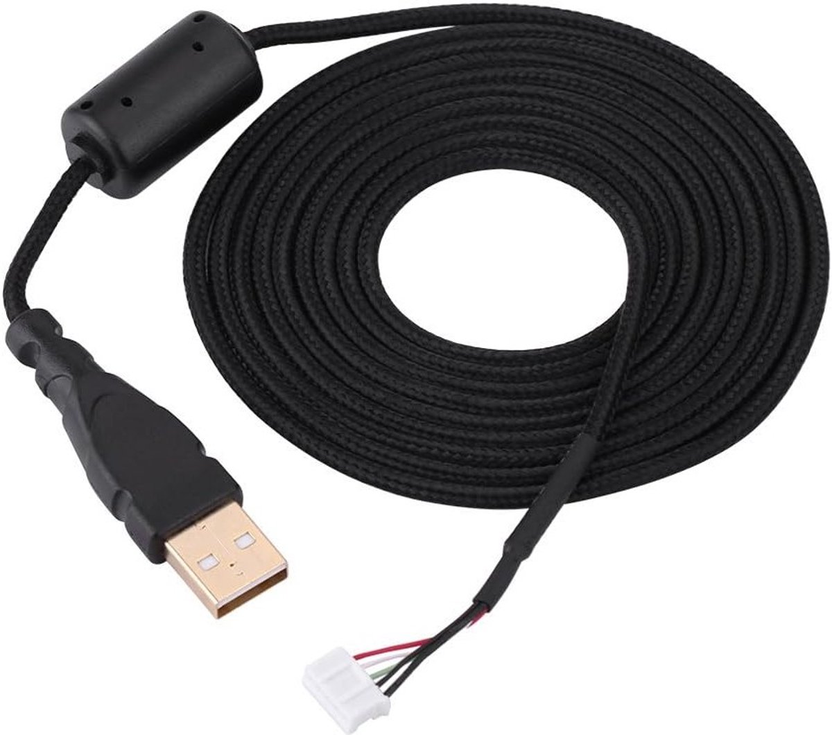 Vervangingskabel voor Gaming Muis 2,8 mm - 2 meter USB Kabel voor Computer Muis - Geschikt voor Diverse Merken