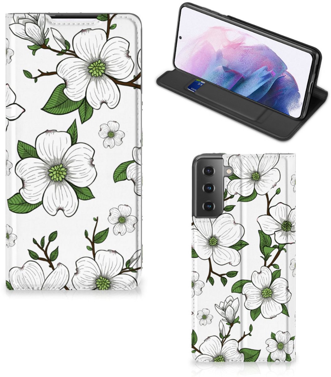 Samsung Galaxy S21 Plus Smart Cover Dogwood Flowers