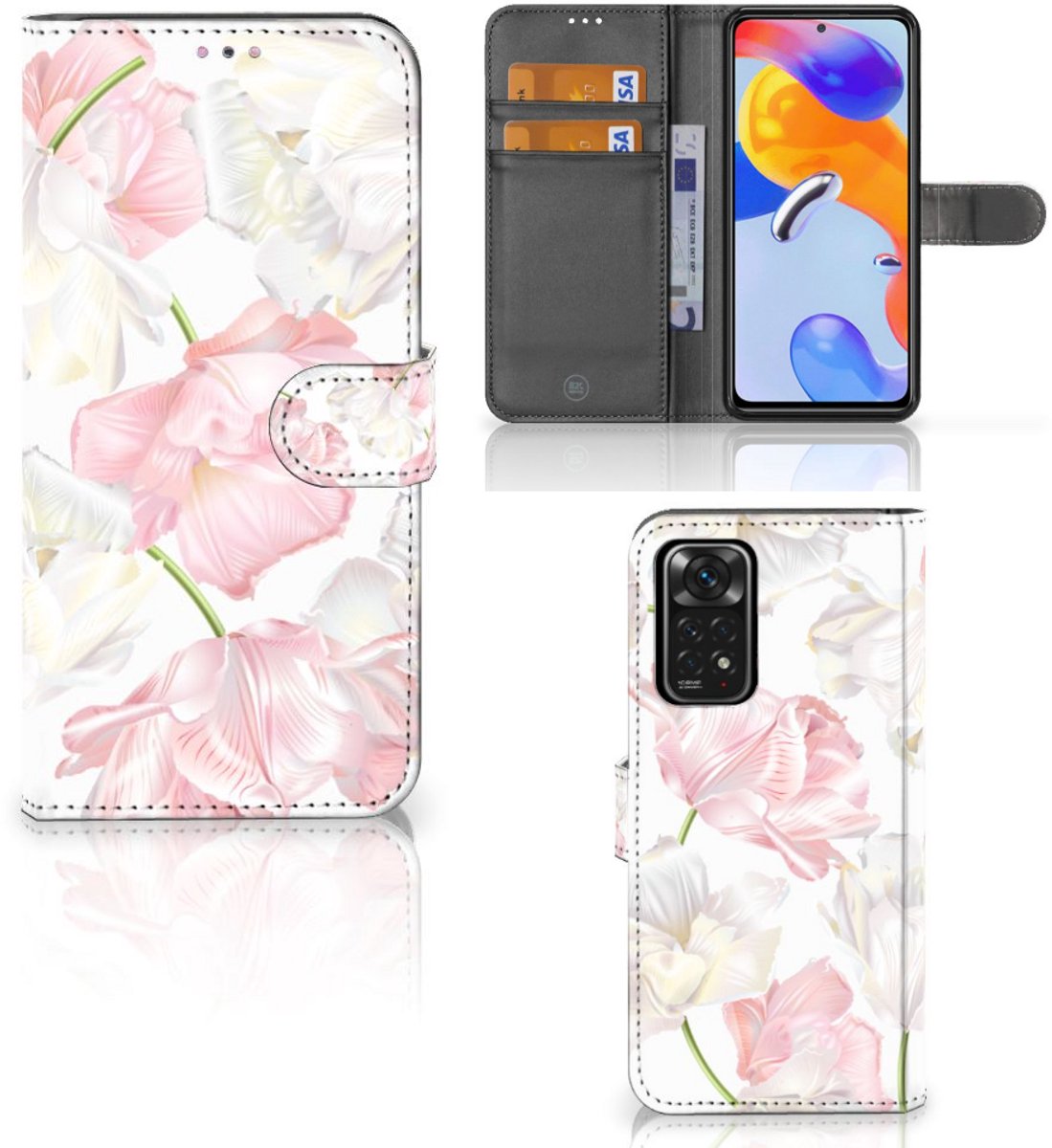 Xiaomi Redmi Note 11 Pro 5G/4G Hoesje Lovely Flowers