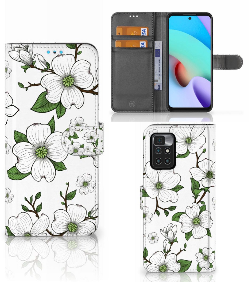 Xiaomi Redmi 10 Hoesje Dogwood Flowers