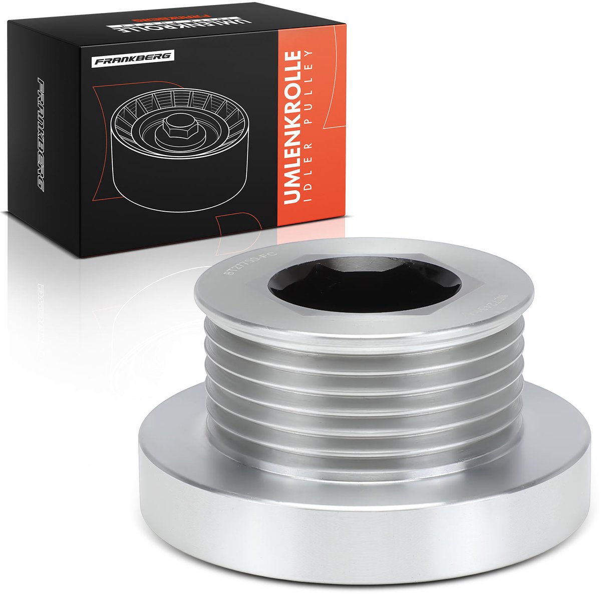 Frankberg 1x spanrol geleiderol voor Renault Kangoo Logan Clio Nissan