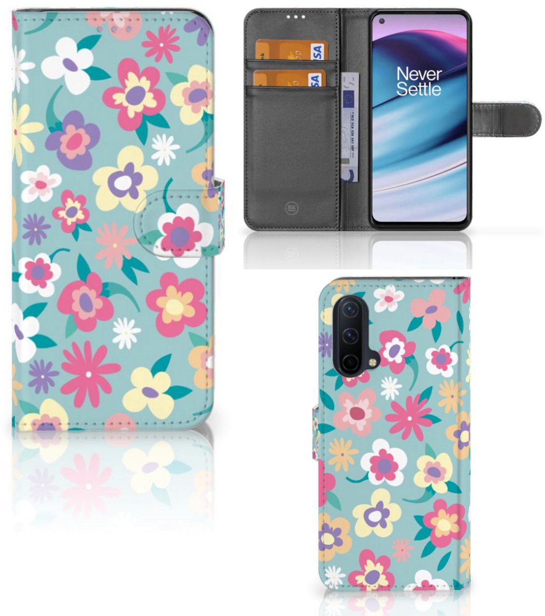 OnePlus Nord CE 5G Hoesje Flower Power