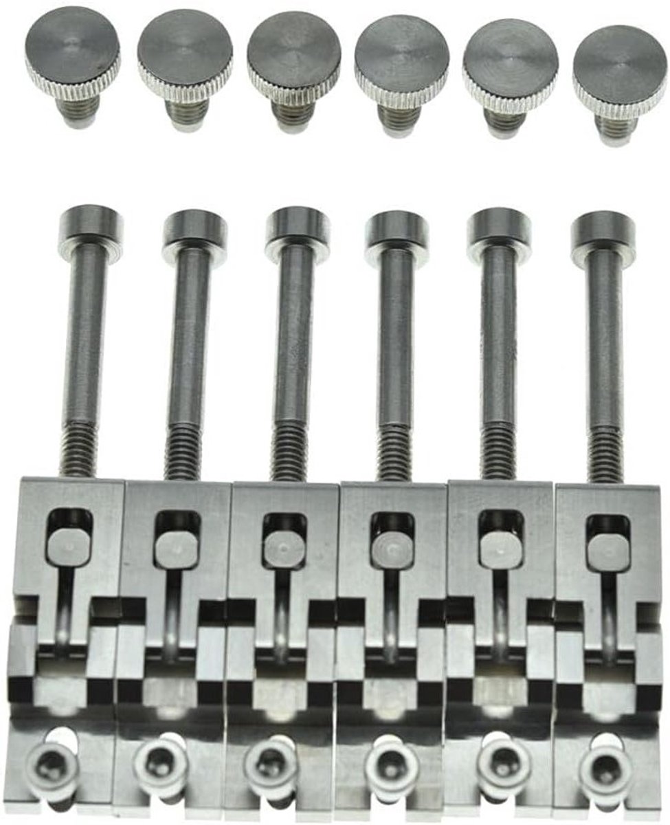 Stainless Steel Double Locking Tremolo Bridge met Saddles en Schroeven voor Floyd Rose Tremolos en Gitaaraccessoires