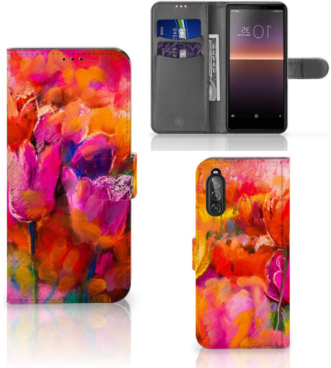 Hoesje Sony Xperia 10 II Tulips