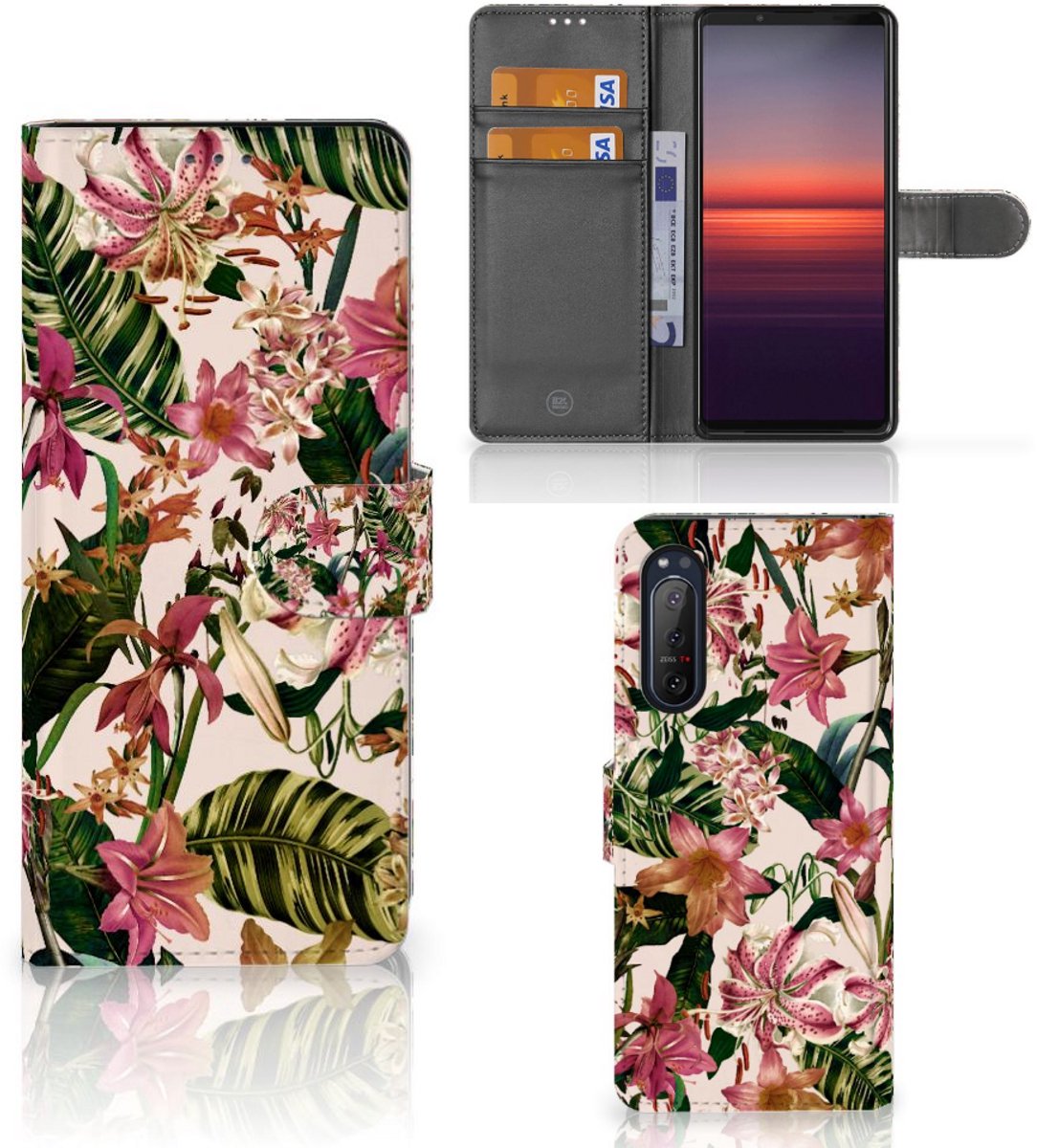 Sony Xperia 5II Hoesje Flowers