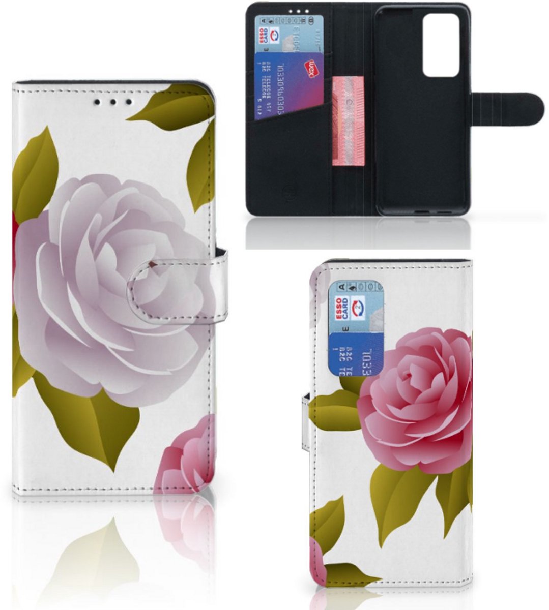 Huawei P40 Pro Hoesje Roses