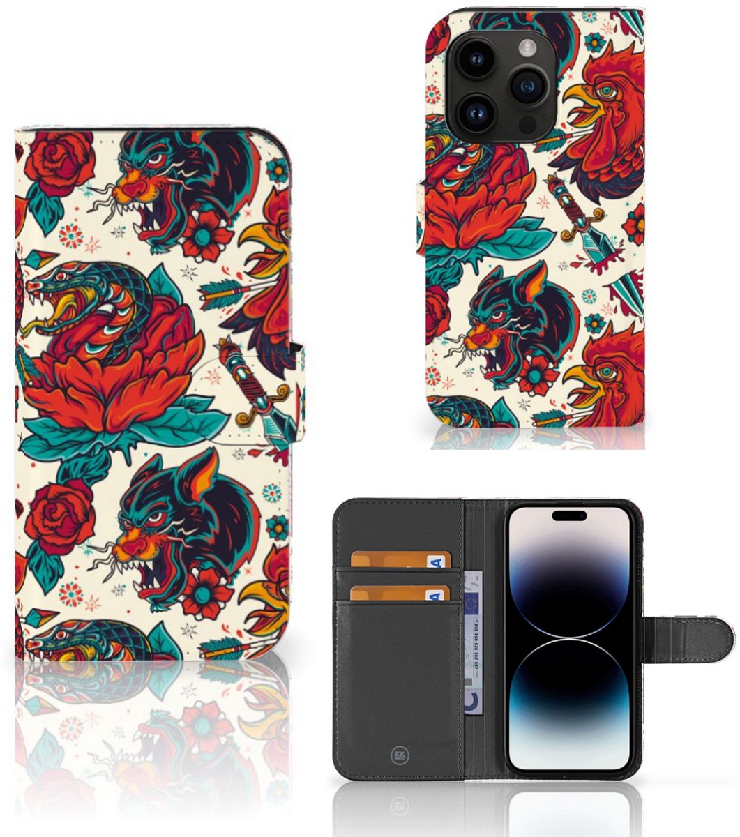 Telefoonhoesje met foto voor iPhone 15 Pro Old Skool
