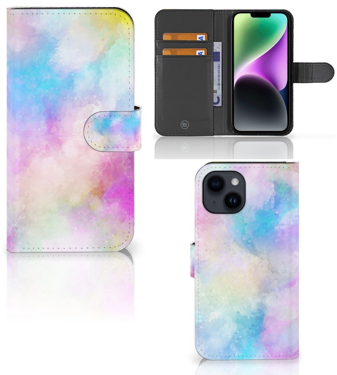 Hoesje iPhone 15 Watercolor Light
