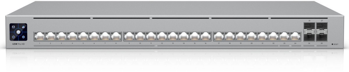 Ubiquiti UniFi Pro HD 24 Managed L2/L3 2.5G Ethernet (100/1000/2500) 1U Grijs
