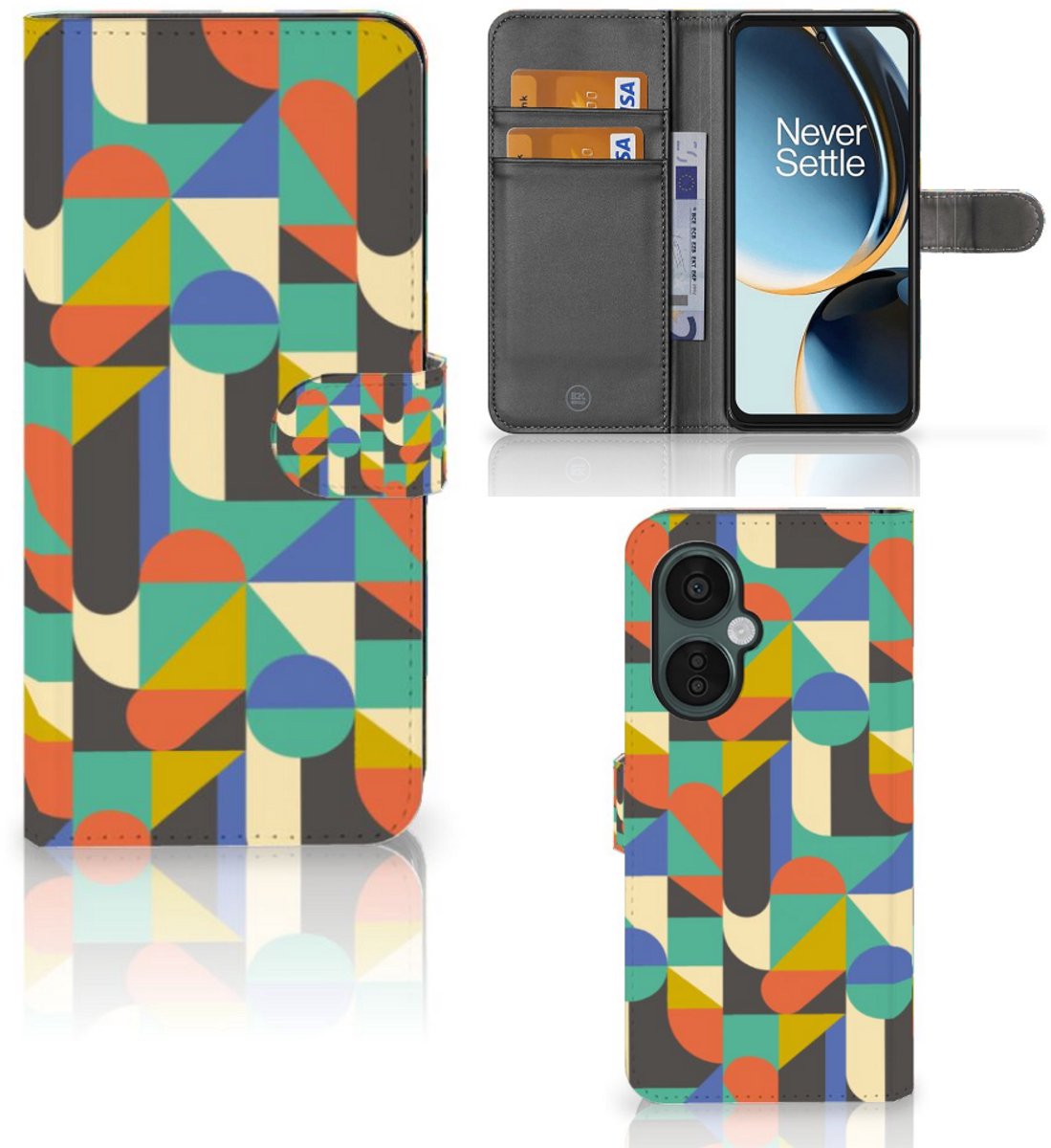 OnePlus Nord CE 3 Lite Telefoon Hoesje Funky Retro