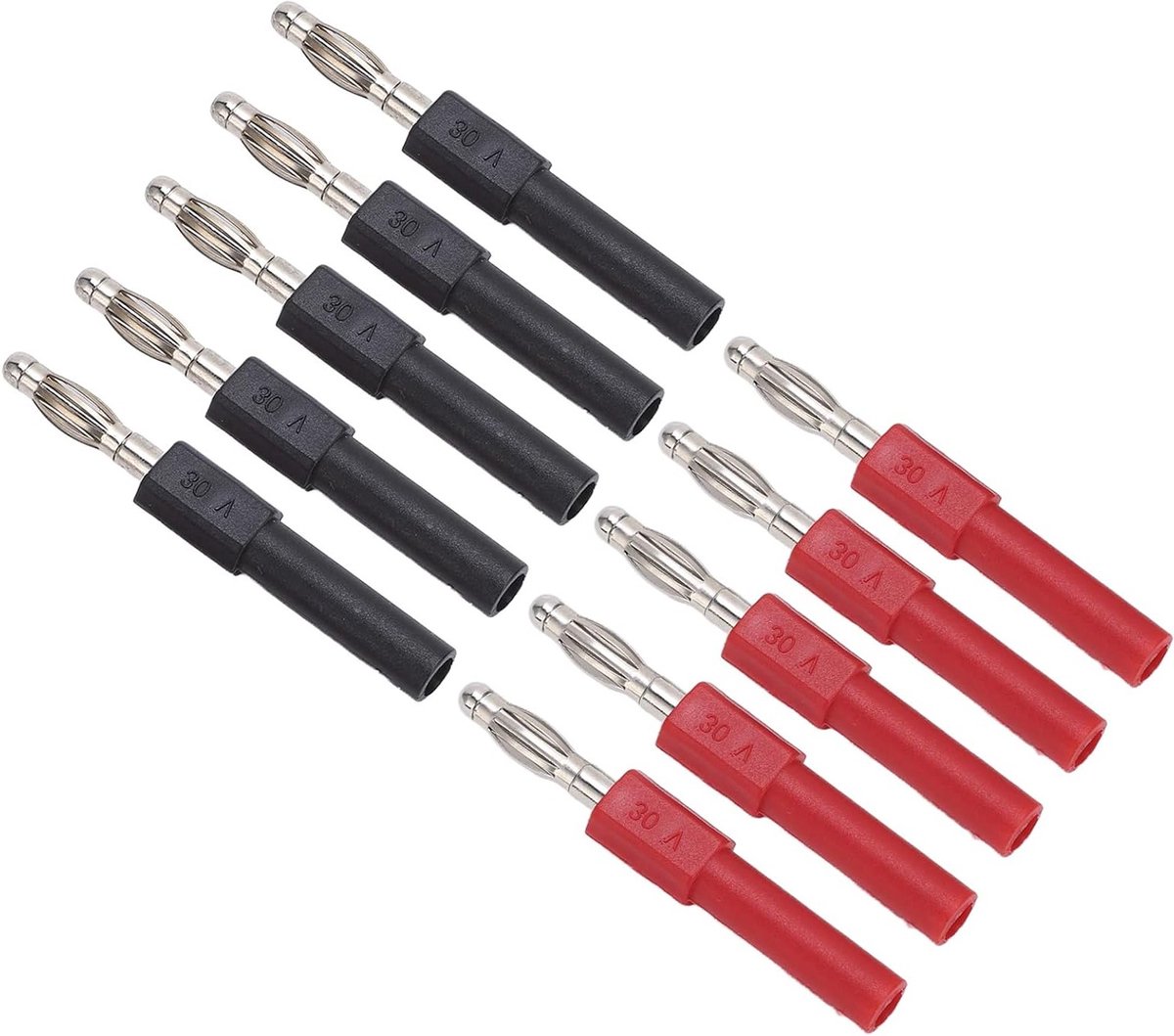 Banana Plug 4mm Male naar 2mm Female, Hoge Geleiding, Duurzaam Materiaal, Betrouwbare Prestaties, Geschikt voor Diverse Toepassingen