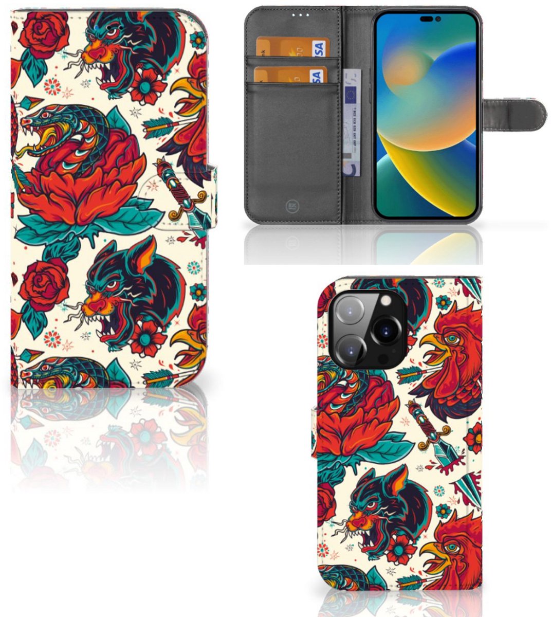 Telefoonhoesje met foto voor iPhone 14 Pro Max Old Skool