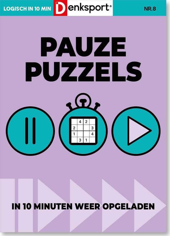 Denksport Puzzelboek Pauzepuzzels Logisch, editie 8