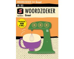 Sanders Puzzelboek Woordzoeker 3* De Dikke, editie 185