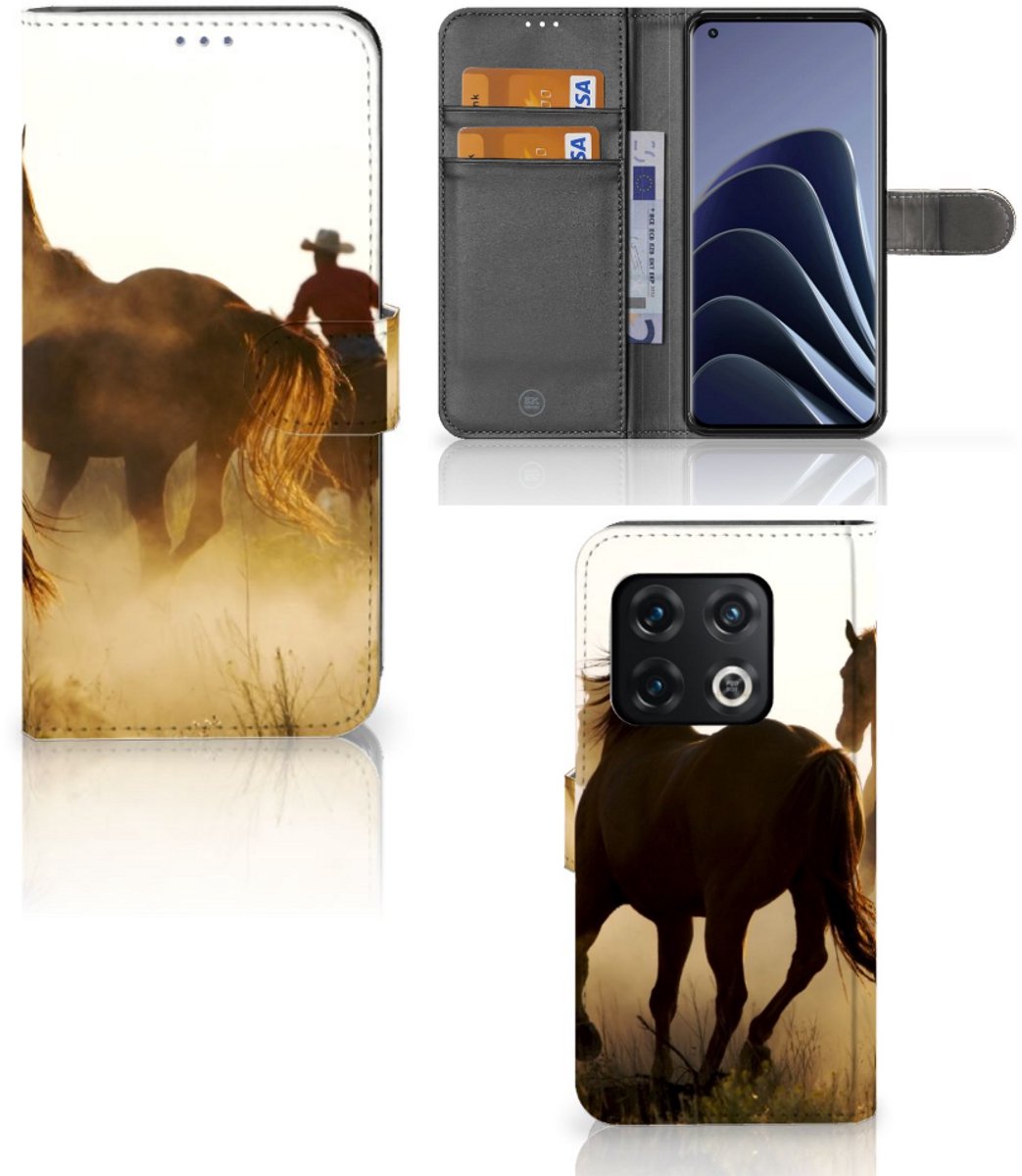OnePlus 10 Pro Telefoonhoesje met Pasjes Design Cowboy