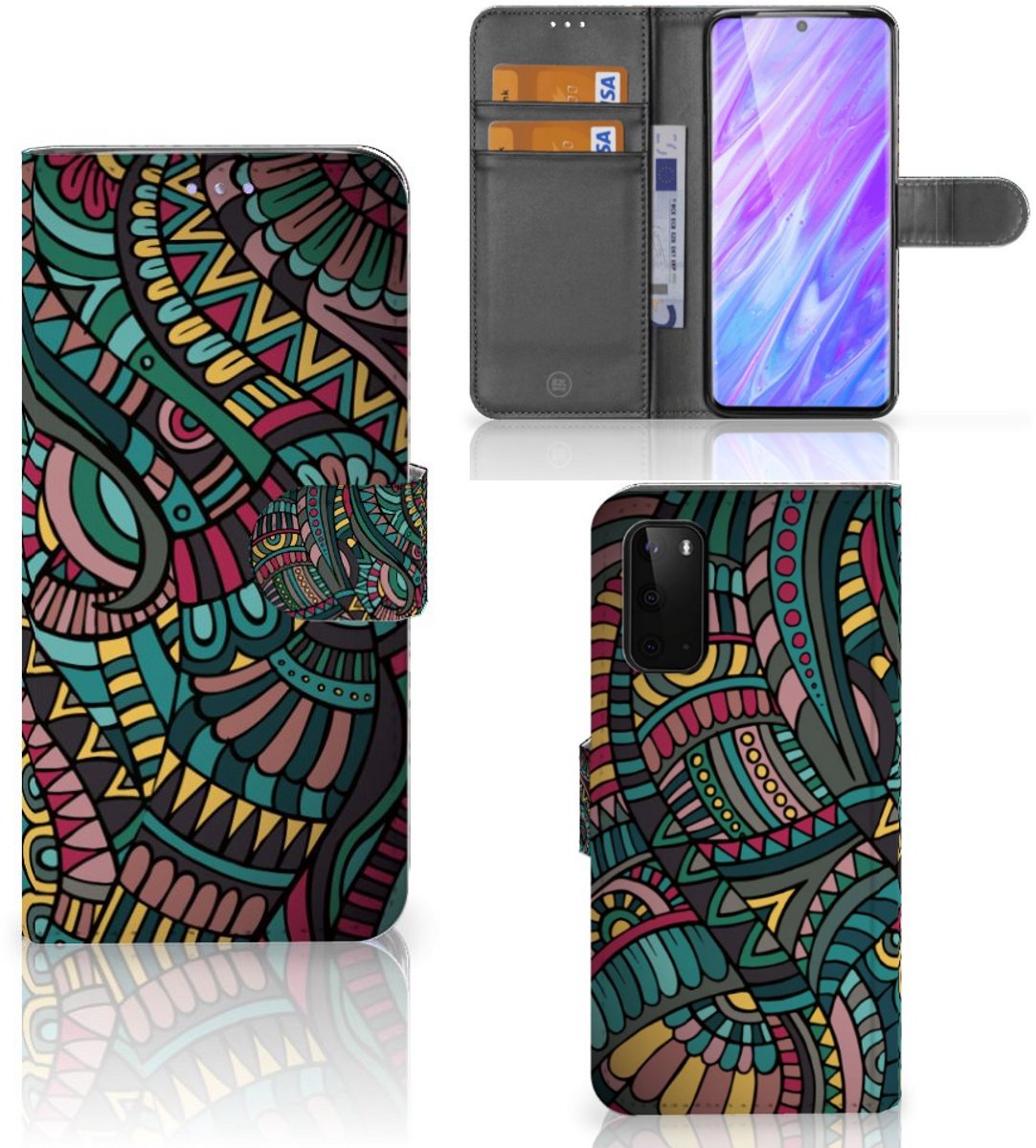 Samsung Galaxy S20 Telefoon Hoesje Aztec