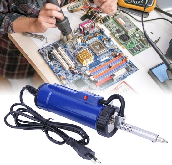 Cosensi - Desoldering Pump - Elektrische Desoldeerpomp - Compact en Handig - 30W - Vacuüm Desolderen - Ideaal voor Onderhoud - ADT-3 — afbeelding 2