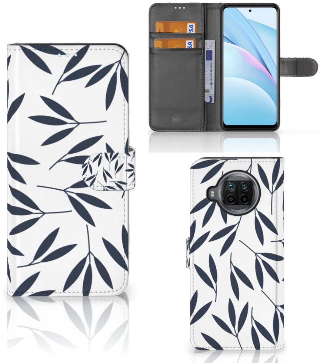 Xiaomi Mi 10T Lite Hoesje Leaves Blue