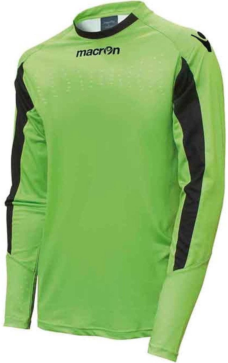 Macron Castor Keepershirt Lange Mouw Heren - Groen / Zwart | Maat: M