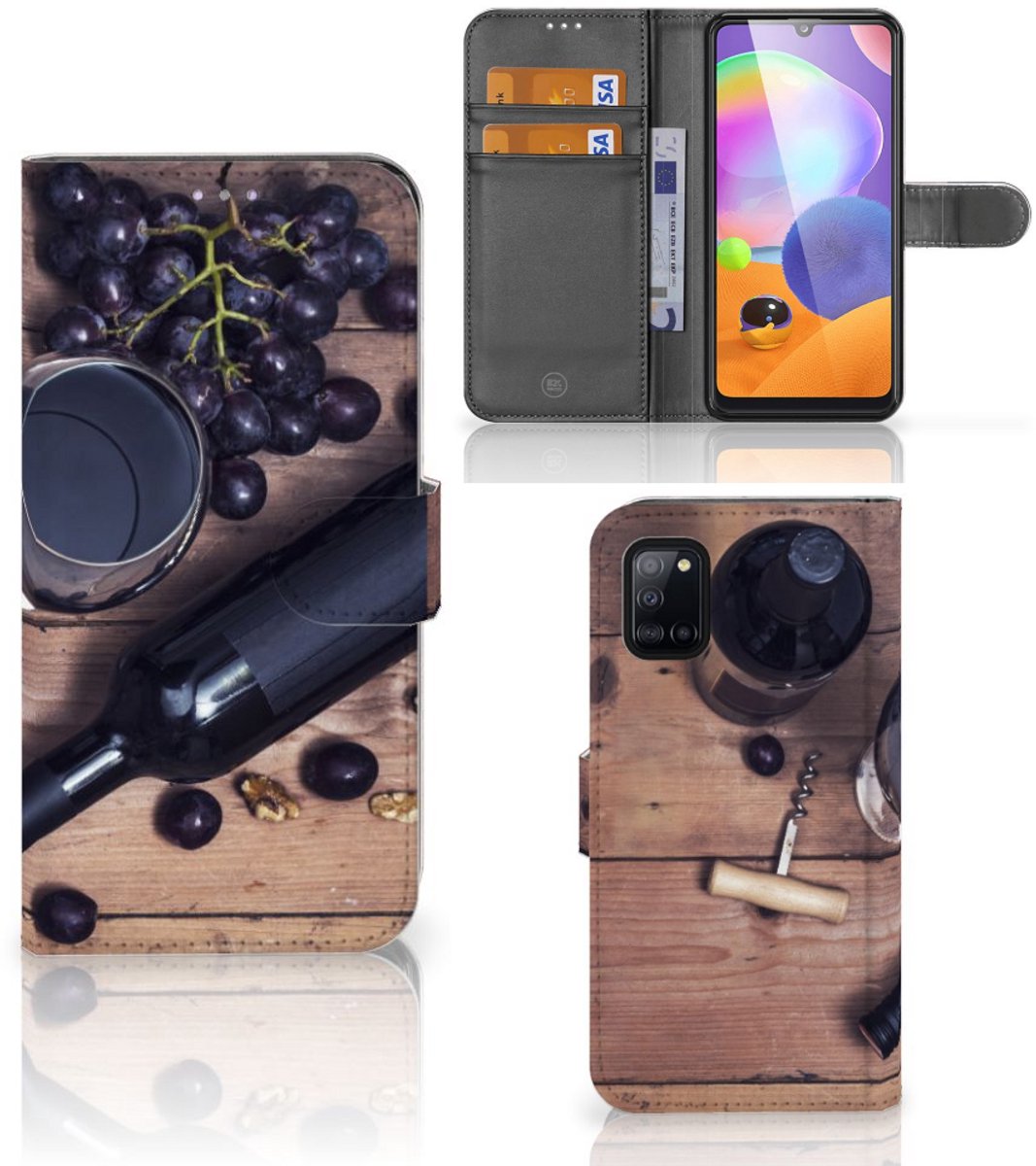 Samsung Galaxy A31 Book Cover Wijn