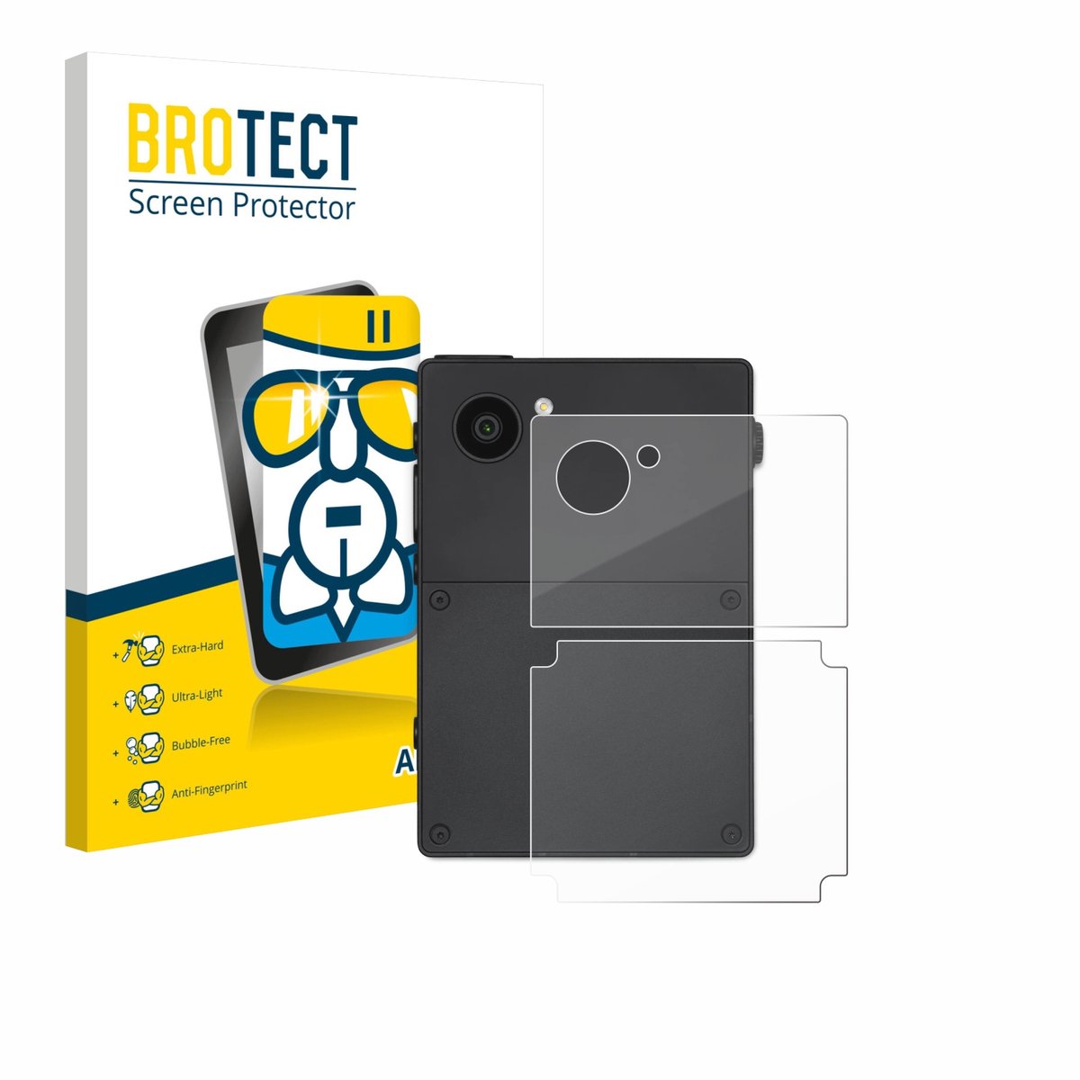 Screenprotector voor Light Phone 3 (Achterkant) Beschermglas transparant