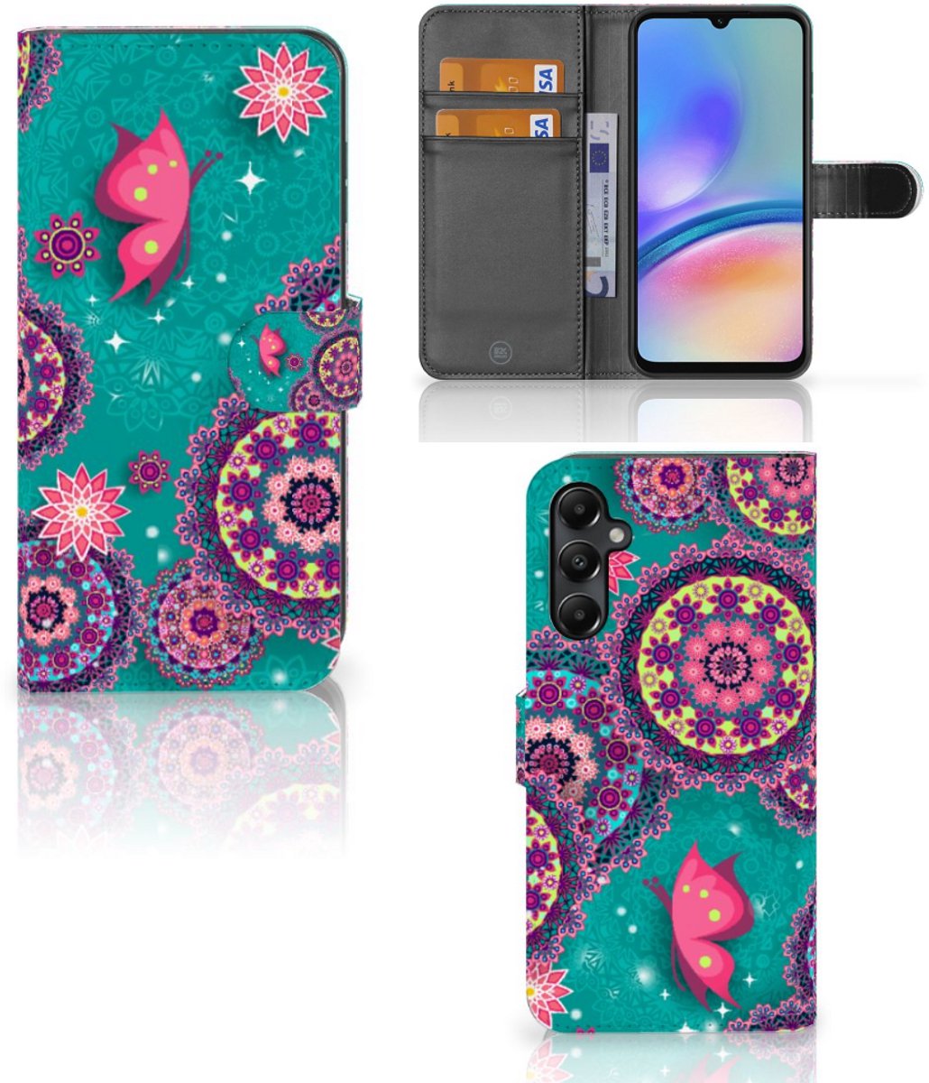 Samsung Galaxy A05s Hoesje Cirkels en Vlinders