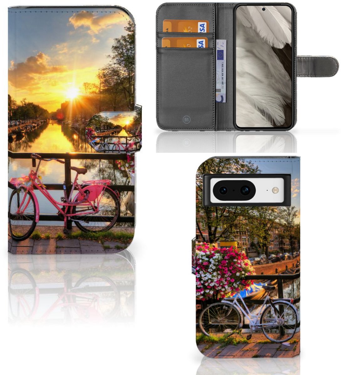 Google Pixel 8 Flip Cover Amsterdamse Grachten