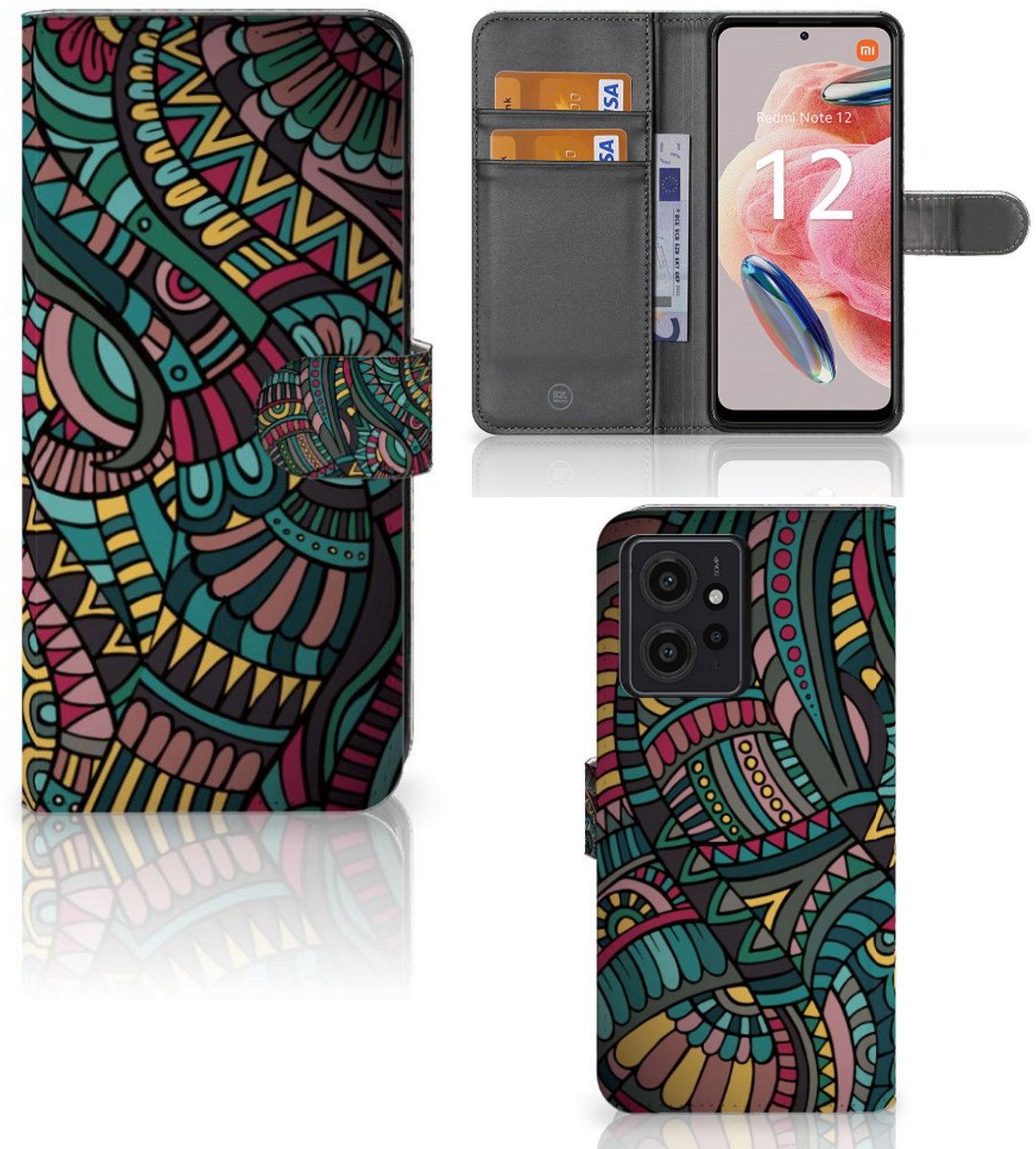 Xiaomi Redmi Note 12 4G Telefoon Hoesje Aztec
