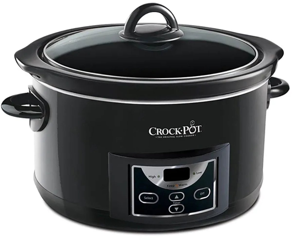CrockPot Slow Cooker 4,7L Zwart 220W Programmabel - afbeelding 3