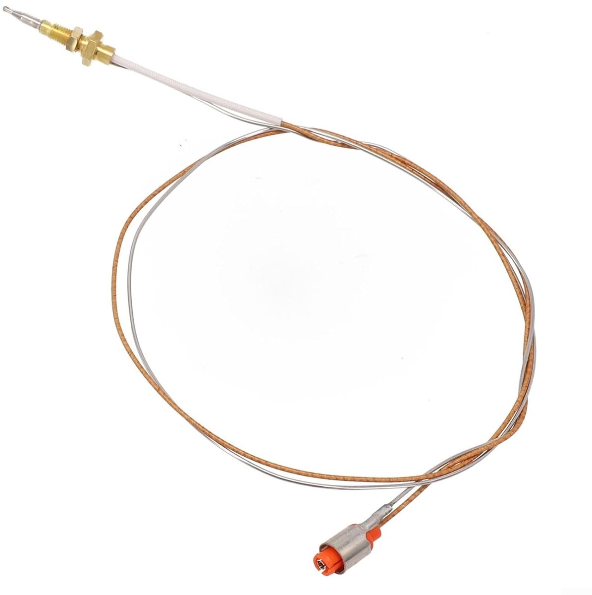 Gasfornuis Thermokoppel - Reserveonderdeel Brander - Gasveiligheid Fornuis - Koperen Constructie - 35 40 70cm Draad - Metaalkleur