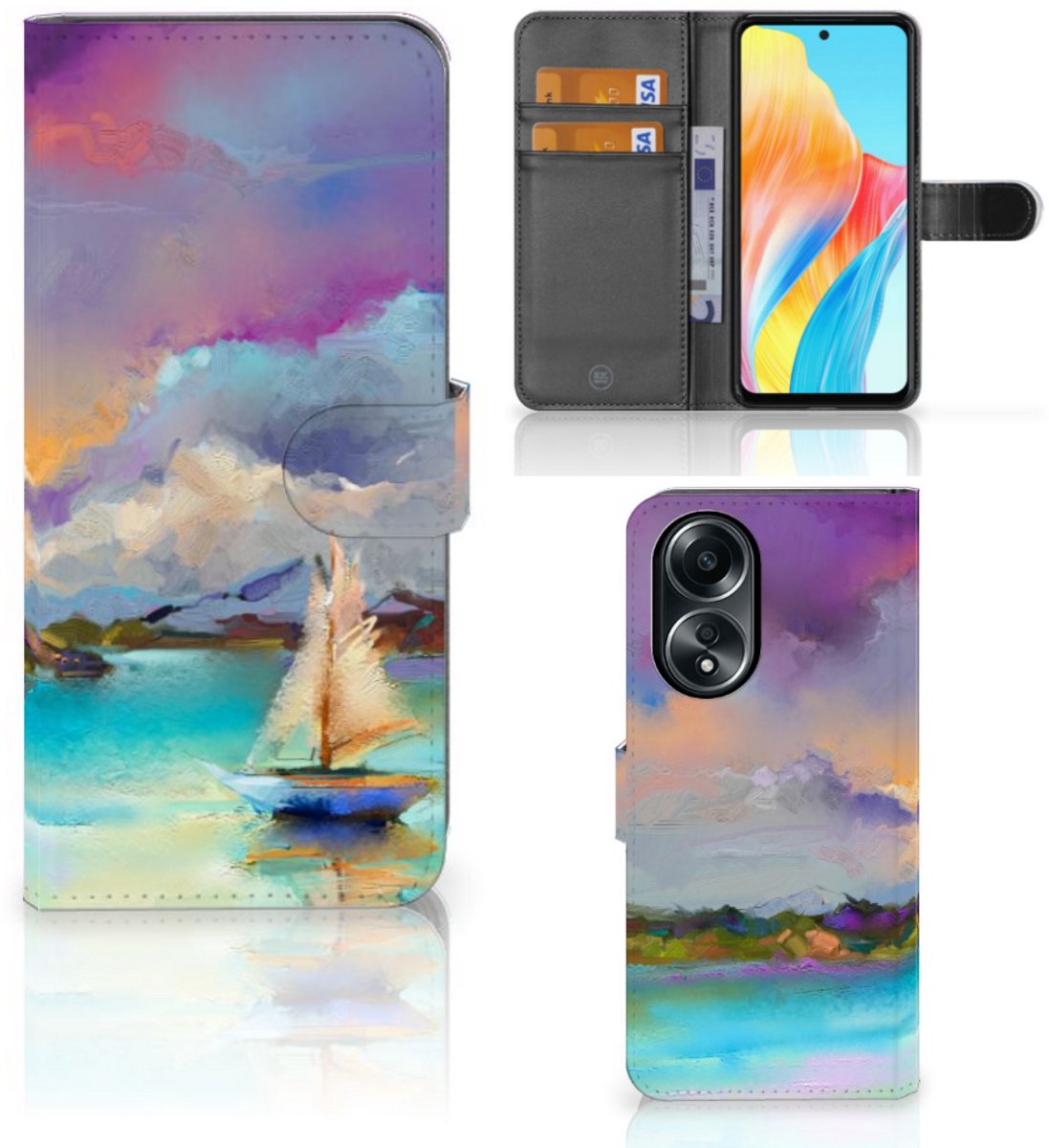 Hoesje OPPO A58 4G Boat
