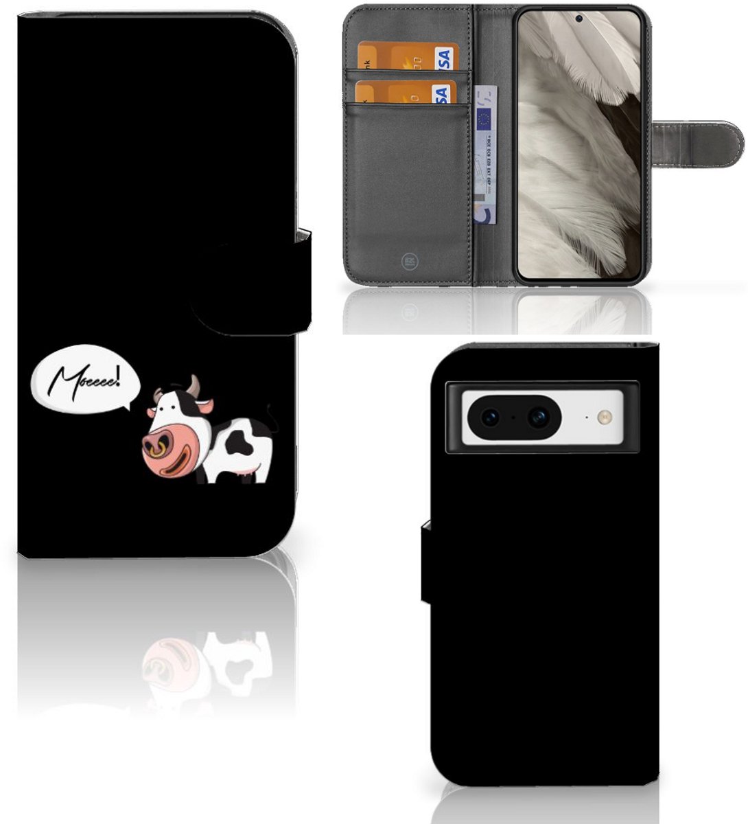 Google Pixel 8 Leuk Hoesje Cow