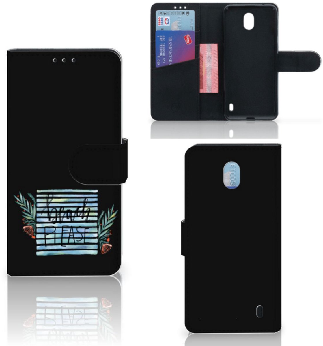 Nokia 1 Plus Leuk Hoesje Boho Beach