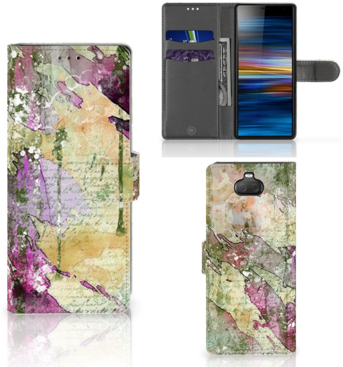 Hoesje Sony Xperia 10 Letter Painting