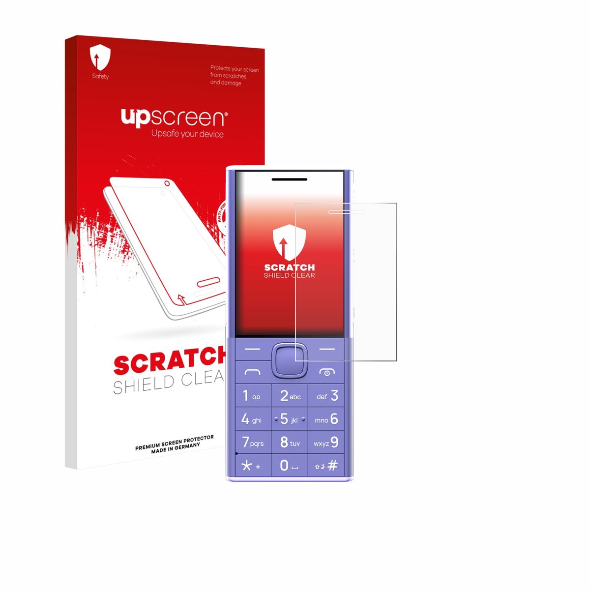 upscreen - Screenprotector voor Nokia 150 Music - Folie Beschermfolie transparant