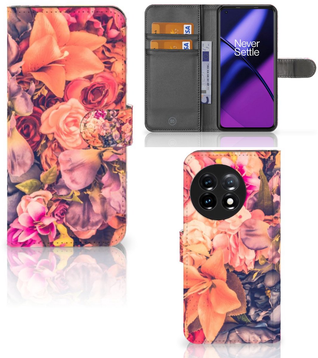 OnePlus 11 Hoesje Bosje Bloemen