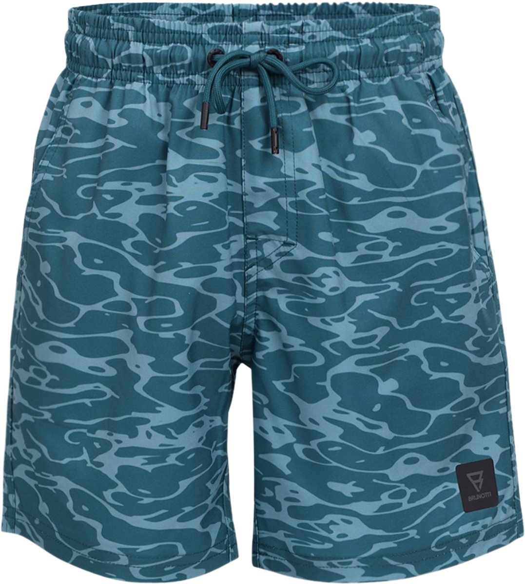 Brunotti Bru-conicy-Print Zwembroek Mediterranea Jongens 4-way stretch 152 Mediterranean