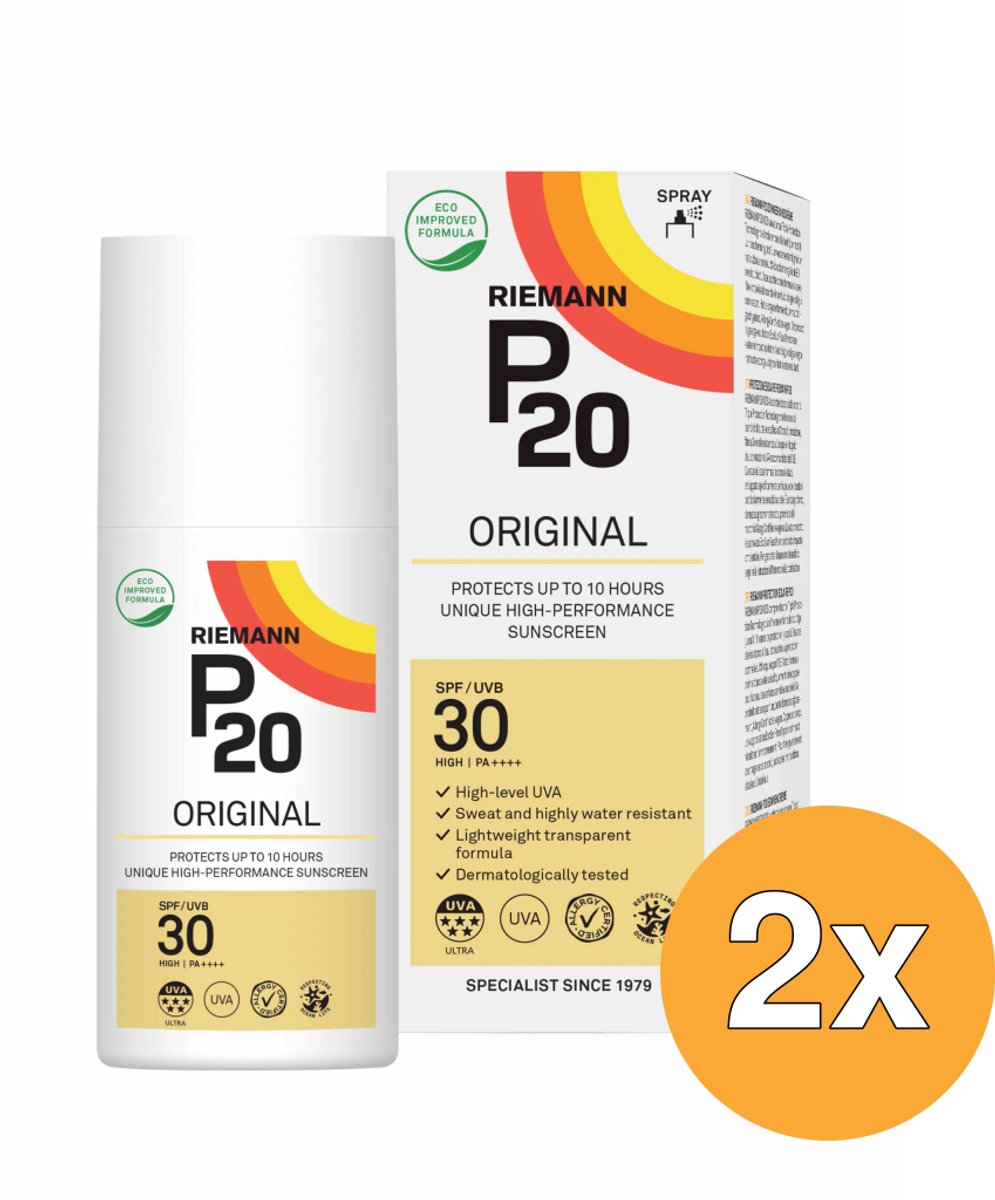 2x Riemann P20 Original SPF30 Spray (175 ml)